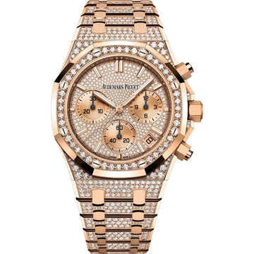 Audemars Piguet Royal Oak Chronograph Selfwinding Rose Gold Diamond Set 26242OR.ZZ.1322OR.02