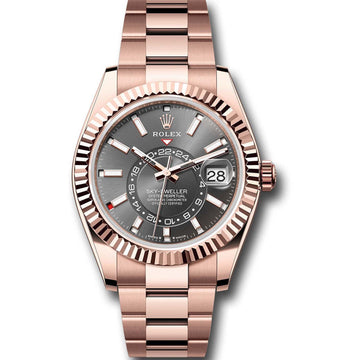Rolex Sky-Dweller 336935 Rose Gold Rhodium Dial