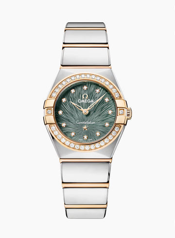 OMEGA-CONSTELLATION
25 MM, STEEL ‑ MOONSHINE™ GOLD ON STEEL ‑ MOONSHINE™ GOLD 131.25.25.60.60.001