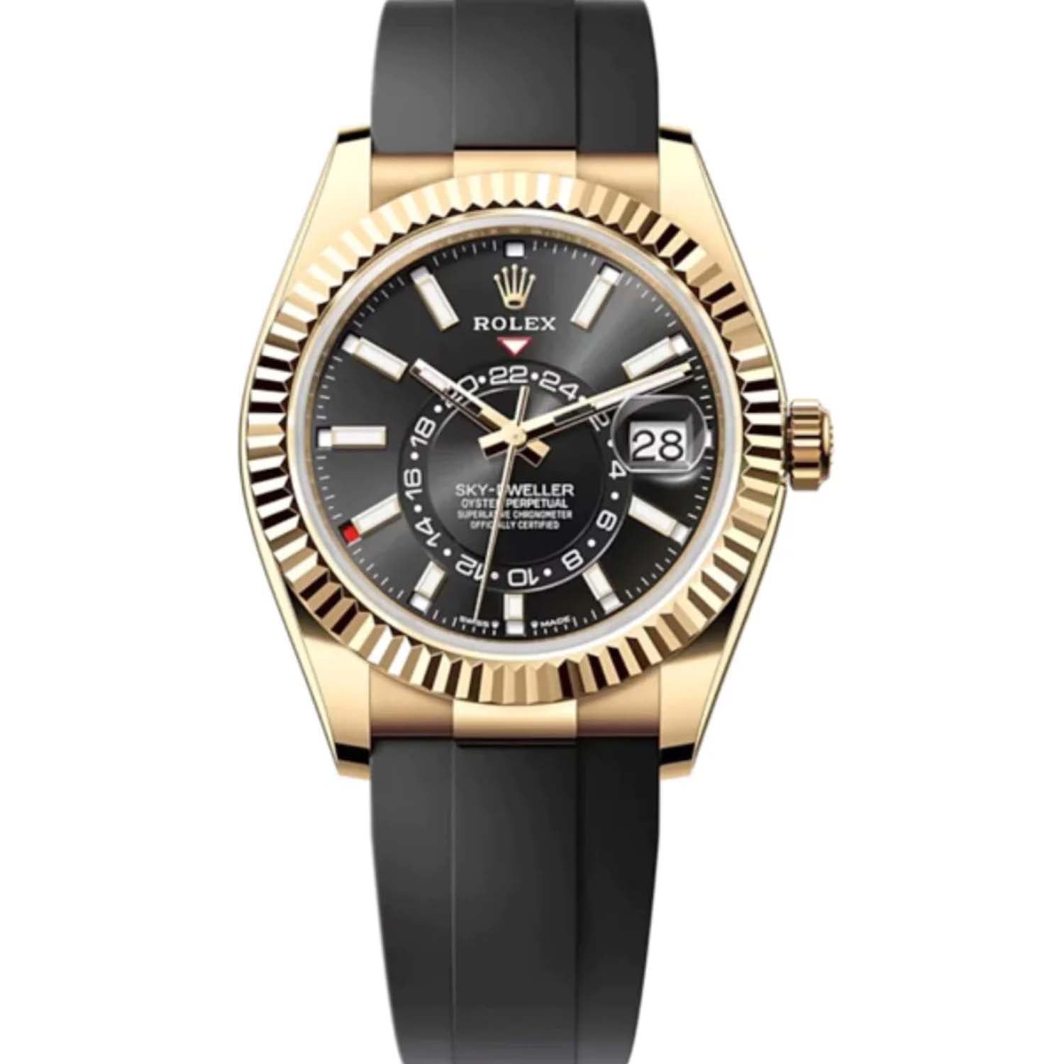 Rolex Sky-Dweller Yellow Gold 336238 Black Dial Oyster-flex 2024