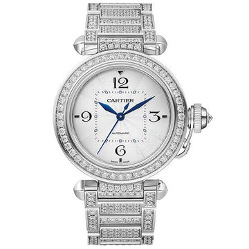 Cartier Pasha De Cartier 35mm WJPA0014 Silver Dial