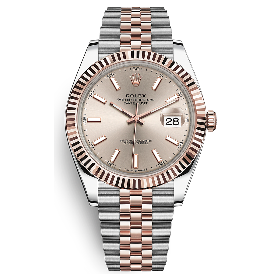 Rolex Datejust 41mm Sundust Dial Fluted Bezel 126331