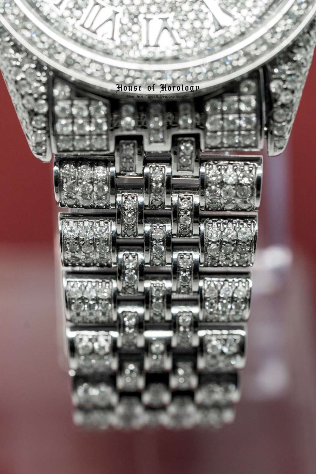 Rolex Datejust After Market Gemset Roman Numeral