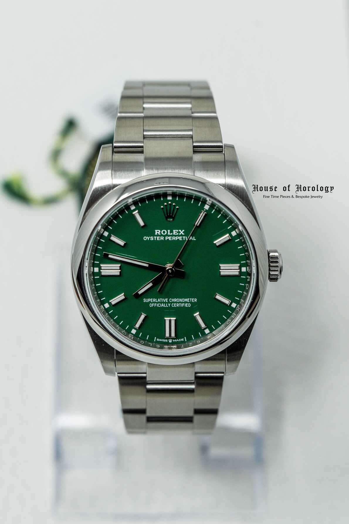 Rolex Datejust Green Face Dail