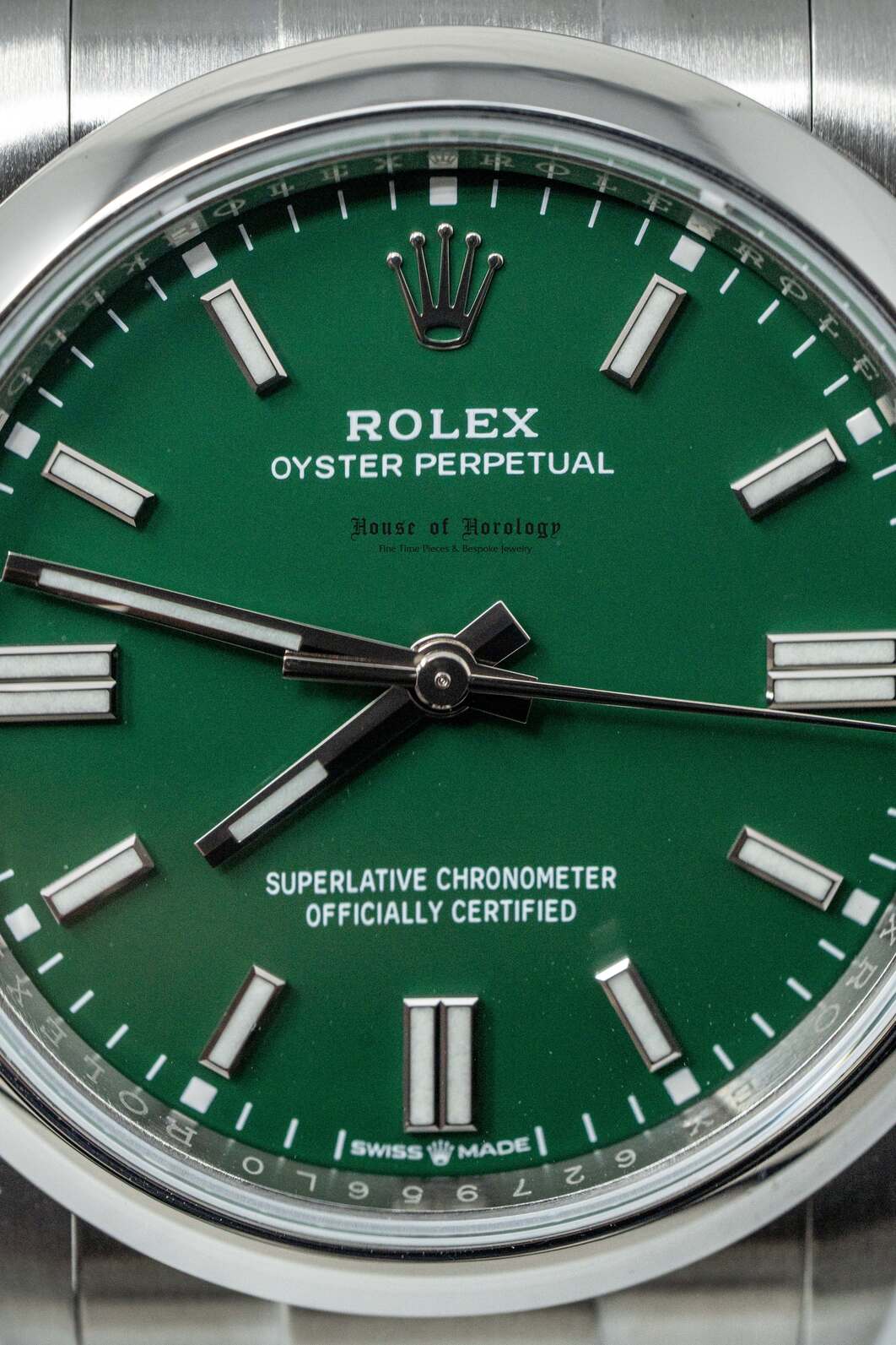 Rolex Datejust Green Face Dail