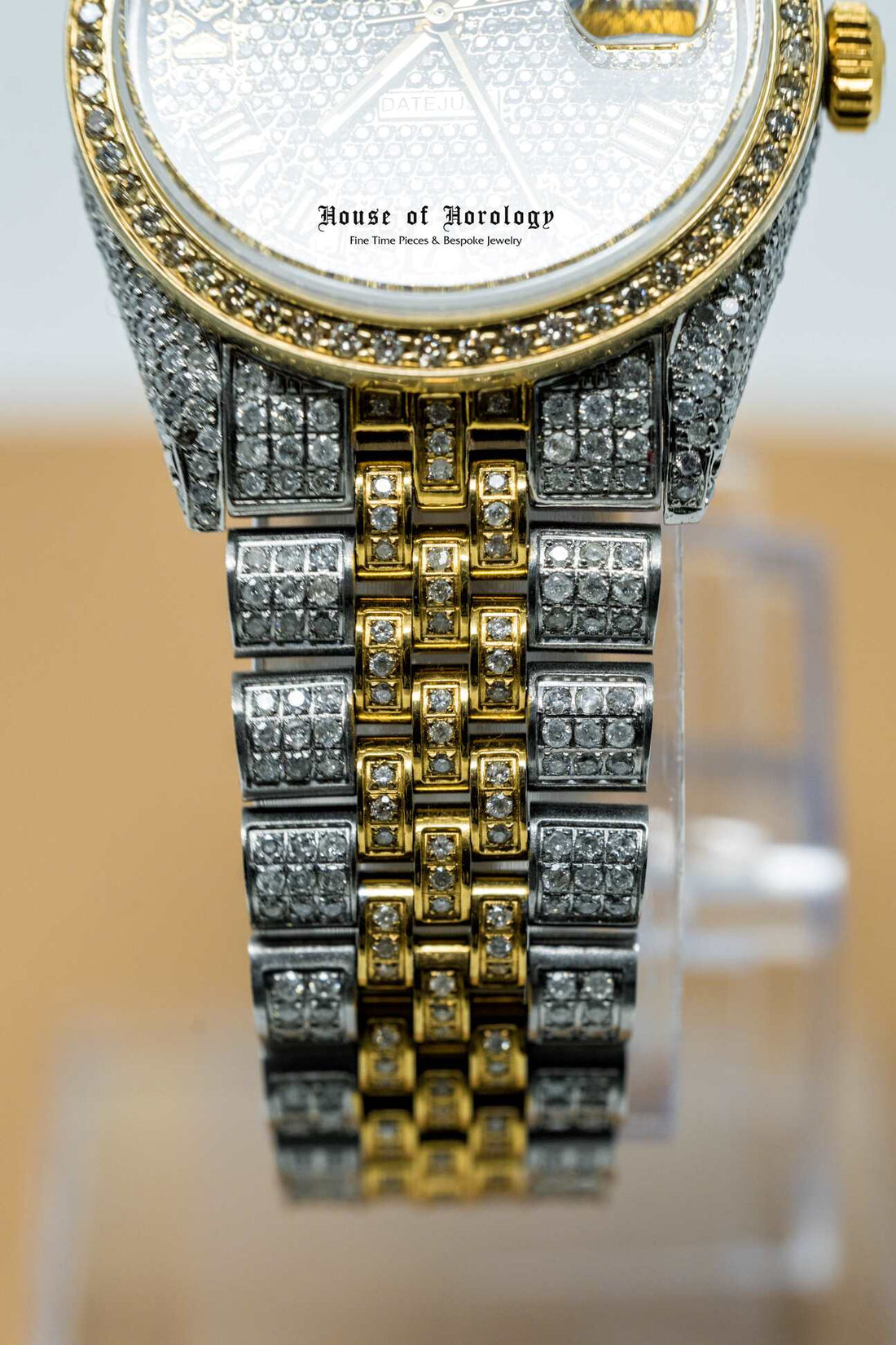 Datejust Two Tone Yellow Gold After Market Gemset