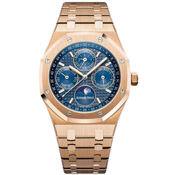 Audemars Piguet Royal Oak Perpetual Calendar 41mm 26574OR Blue Dial