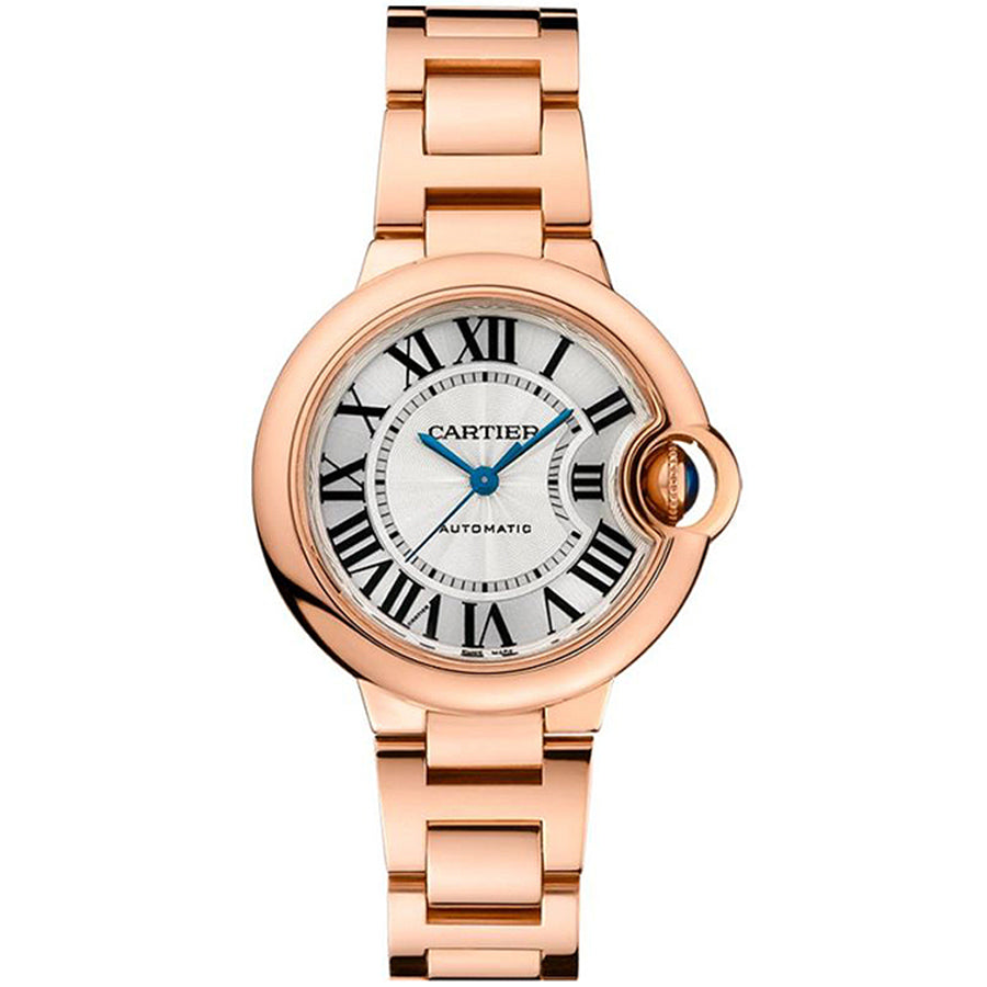 Cartier Ballon Bleu De Cartier 33mm W6920096 Silver Opaline Dial