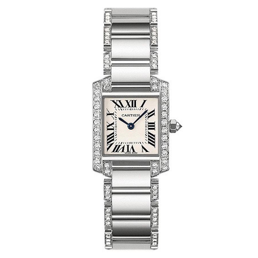 Cartier Tank Francaise 25mm  WE1002SF Silver Dial
