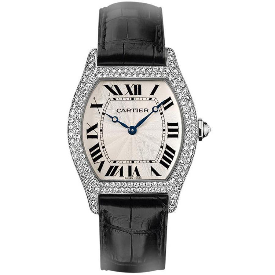 Cartier Tortue 43mm WA503851 Silver Dial