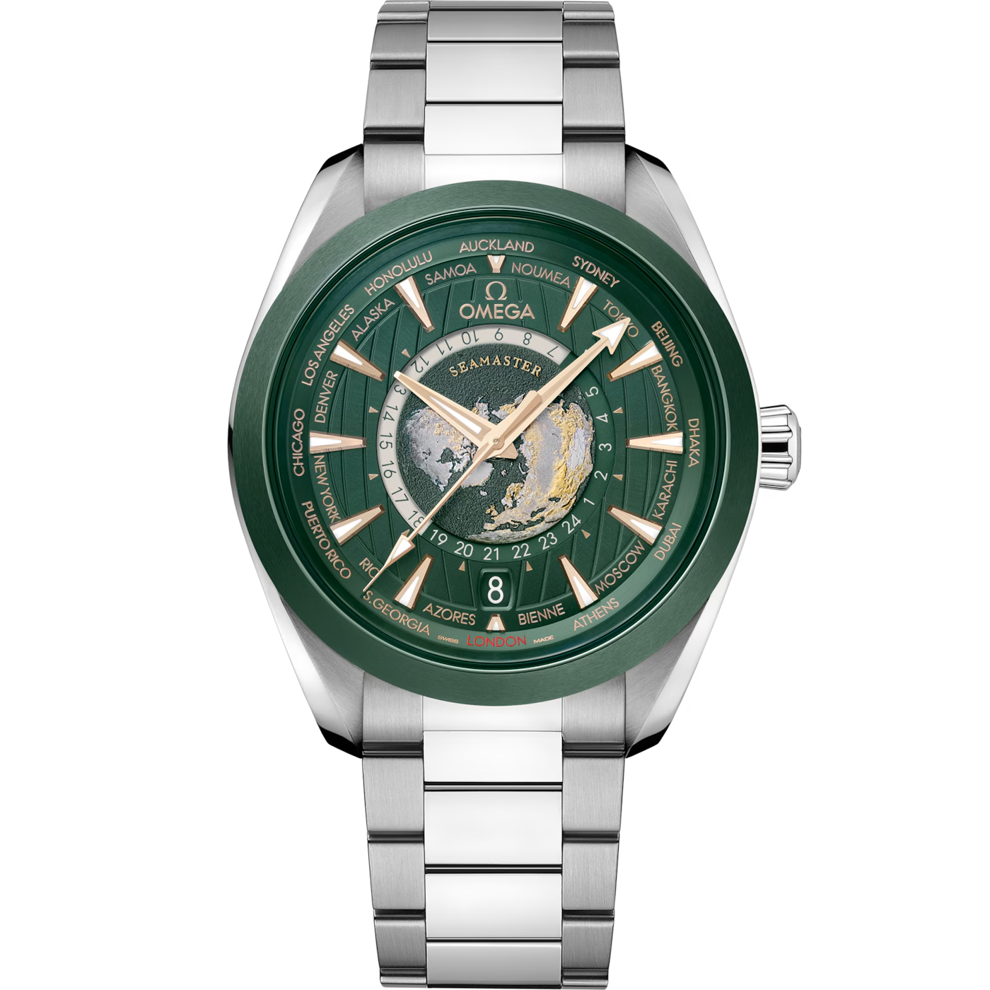 Seamaster Aqua Terra 150M Co-Axial Master Chronometer GMT Worldtimer 43 MM