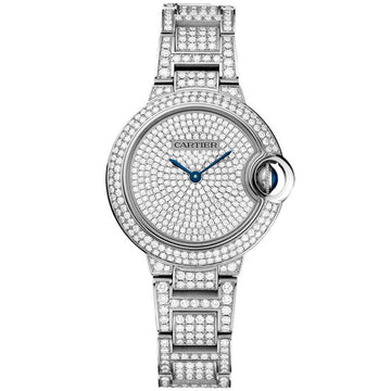 Cartier Ballon Bleu De Cartier 33mm HPI00562 Diamond Paved Dial