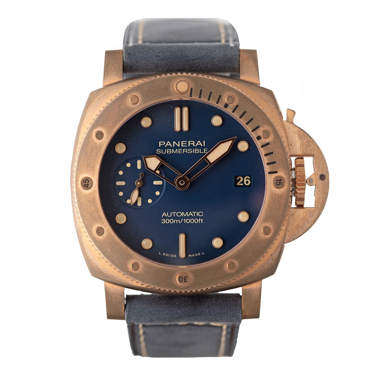Submersible Bronzo Blu Abisso 42mm (PAM01074)