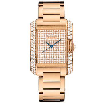 Cartier Tank Anglaise 39mm WT100012 Diamond Dial